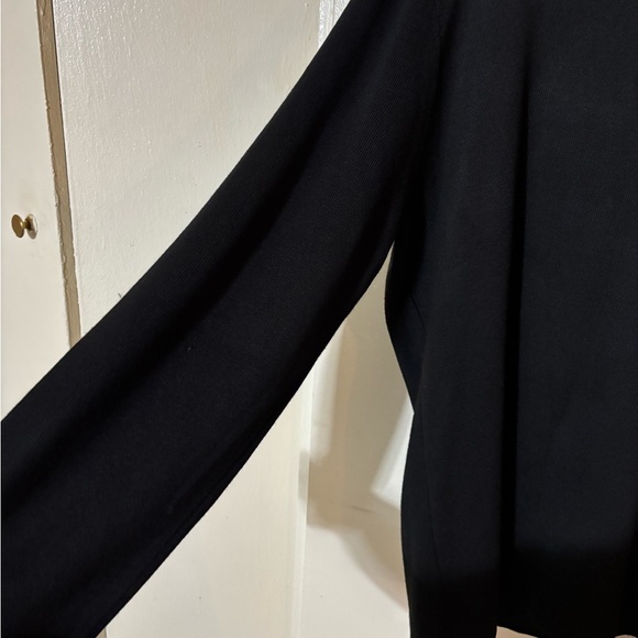 Ashley Stewart Black Studded Long Sleeve Sweater - Picture 10 of 11